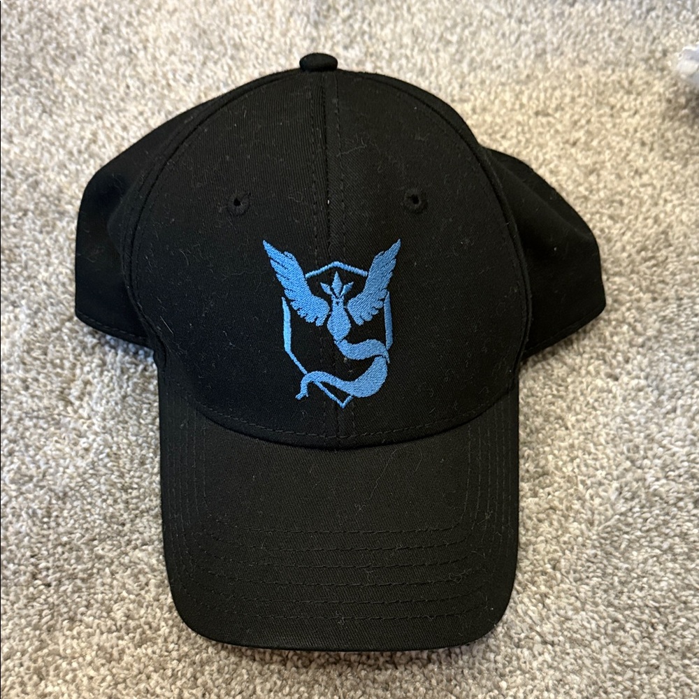 OTTO Black Cap with Blue Logo